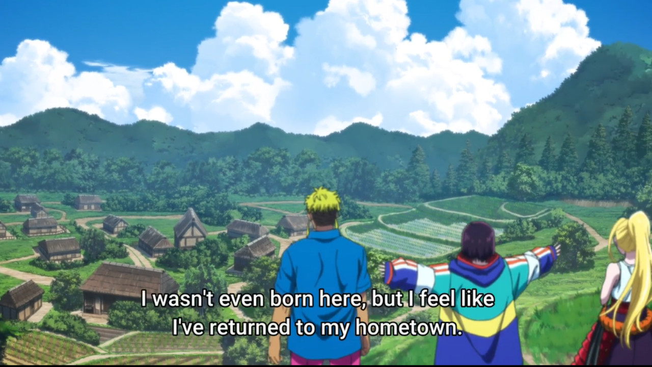 The heroes looking over Gunma.